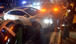 撞车视频,行车记录仪记录下惊险一幕